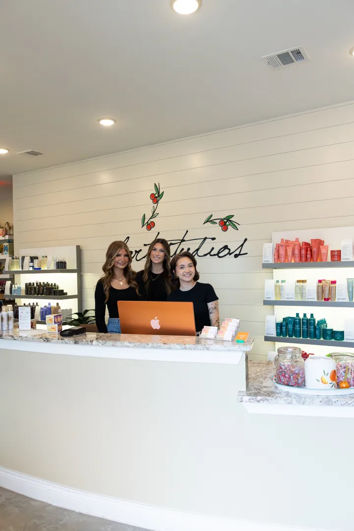 The Hart team welcoming guests at the front desk